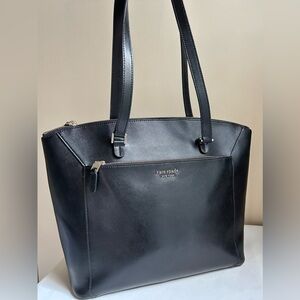 Kate Spade Louise leather large tote shoulder bag purse black